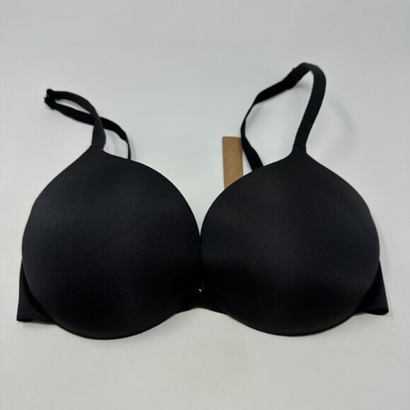 SKIMS NWT ultimate collection push up plunge bra 32C onyx black - Picture 3 of 9